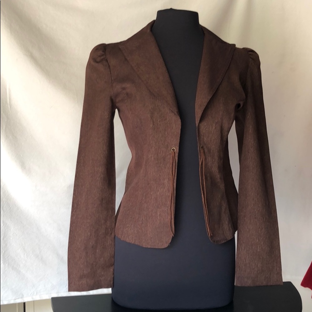 Chocolate Brown Western Style Junior’s Jacket